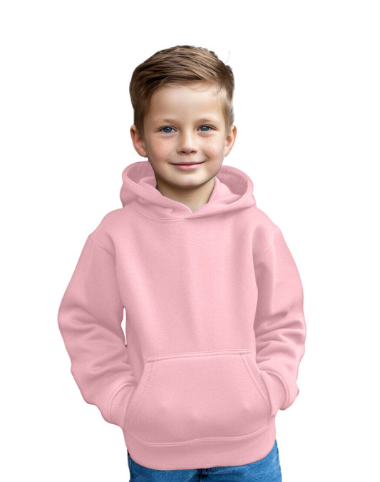 AZ400 Aykiz Kids Boys Girls Plain Pullover Hoodie Age 3-13 Years